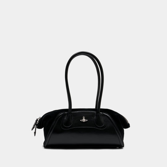Sac Porté Épaule Shirley Small - Vivienne Westwood - Cuir - Noir
