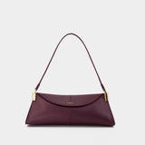 Sac Porté Épaule 64 83 Small - Balmain - Cuir - Bordeaux