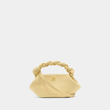 Sac À Main Bou Mini - Ganni - Cuir - Jaune