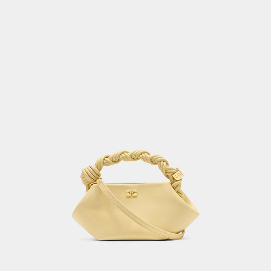 Sac À Main Bou Mini - Ganni - Cuir - Jaune