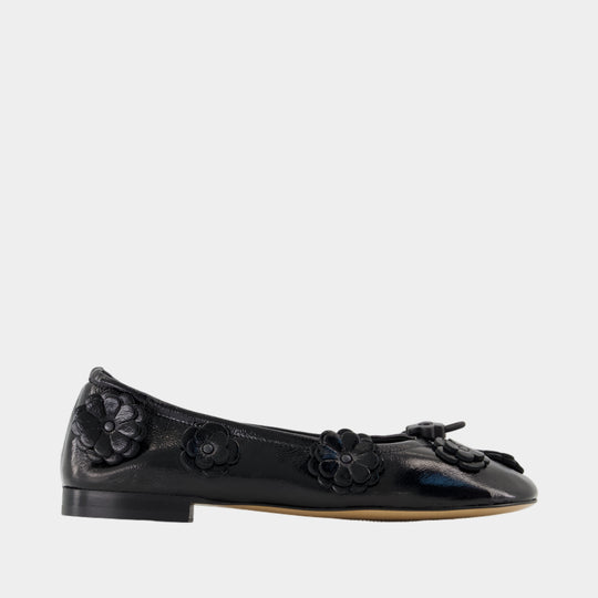 Ballerines Brielle - CECILIE BAHNSEN - Cuir - Noir