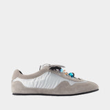 Sneakers Blaise - CECILIE BAHNSEN - Cuir - Argenté