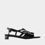 Sandales Cbarna Box - CECILIE BAHNSEN - Cuir - Noir