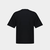 T-Shirt Cn Ss - Jil Sander - Coton - Noir