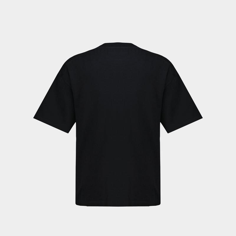T-Shirt Cn Ss - Jil Sander - Coton - Noir