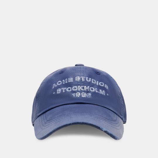 Casquette - Acne Studios - Coton - Bleu