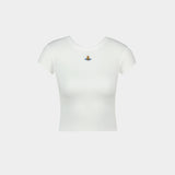 T-Shirt Baby Peru' - Vivienne Westwood - Viscose - Blanc