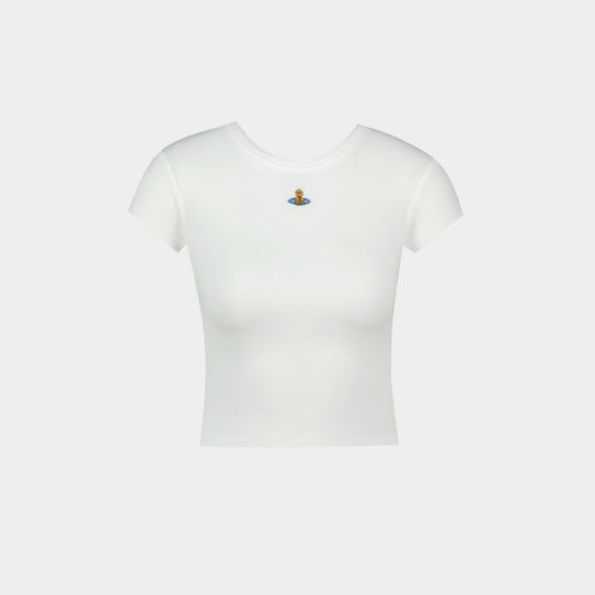 T-Shirt Baby Peru' - Vivienne Westwood - Viscose - Blanc
