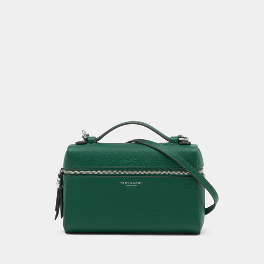Sac À Main Romy Slim Top Handle - Tory Burch - Cuir - Vert