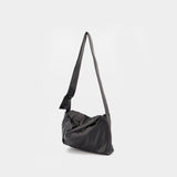 Sac Porté Épaule Puff S - YOHJI YAMAMOTO - Cuir - Noir
