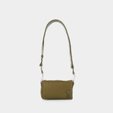 Sac À Bandoulière Marcel Lunch Box - AMI Paris - Nylon - Marron