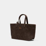 Cabas Le Drummer Small - A.P.C. - Coton - Marron