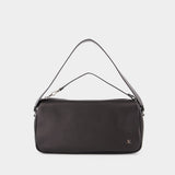 Sac Porté Épaule Three Sixty - Courreges - Cuir - Noir
