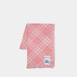 Écharpe Mu Bias Tri Bar - Burberry - Laine - Rose