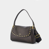 Sac Porté Épaule Chany M - Isabel Marant - Cuir - Noir