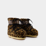 Bottines Icon Low - Moon Boot - Synthétique - Léopard