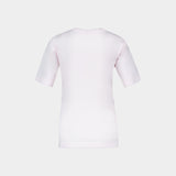 T-Shirt Boy W/ Emb - Simone Rocha - Coton - Pink