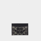 Porte Carte Crystal Signature Essential - Coach - Denim - Noir