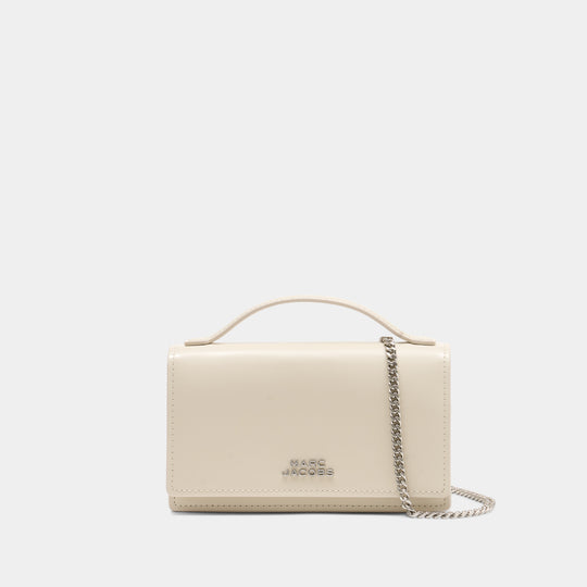 Sac À Bandoulière The Mirror Mini - Marc Jacobs - Cuir - Blanc