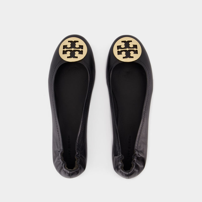 Ballerines Minnie Travel - Tory Burch - Cuir - Noir