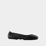 Ballerines Minnie Travel - Tory Burch - Cuir - Noir