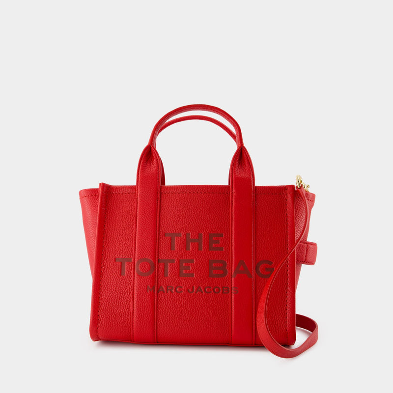 The Small Tote Marc Jacobs Cuir Rouge