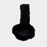 Cache Oreilles W - UGG - Cuir - Noir