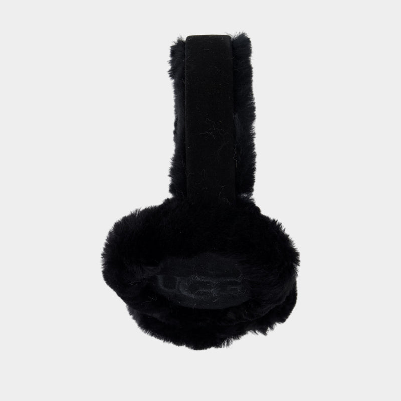 Cache Oreilles W - UGG - Cuir - Noir