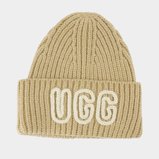 Bonnet U Chunky - UGG - Acrylique - Neutre