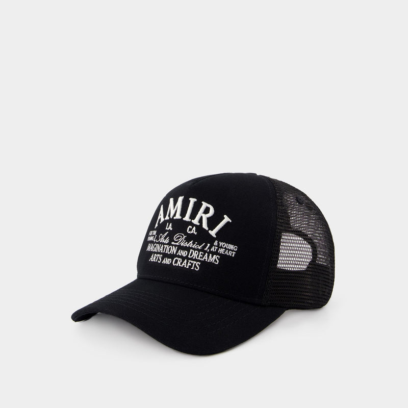 Casquette Arts District Trucker - Amiri - Coton - Noir