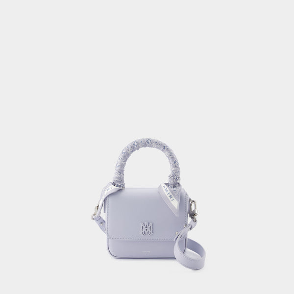 Sac À Main Bandana Micro - Amiri - Cuir - Gris