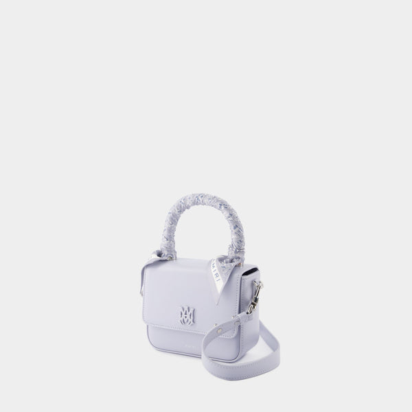 Sac À Main Bandana Micro - Amiri - Cuir - Gris