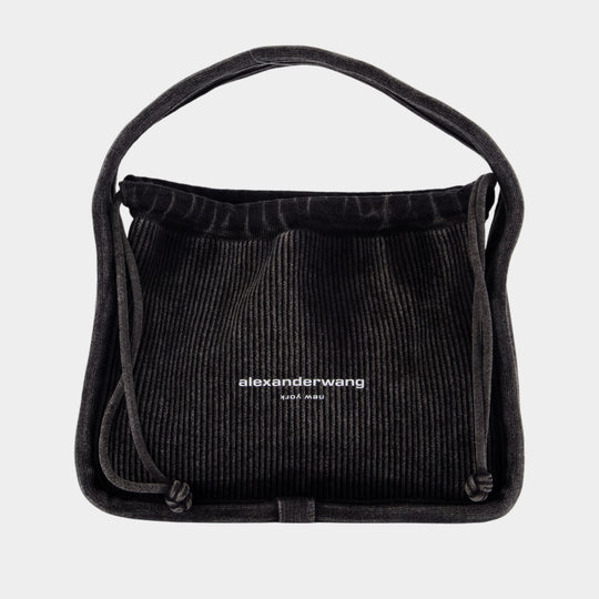 Sac À Main Ryan Small - Alexander Wang - Coton - Gris