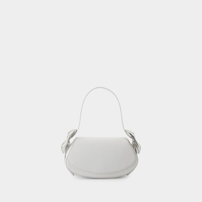 Sac À Main Small Flap - Alexander Wang - Cuir - Blanc