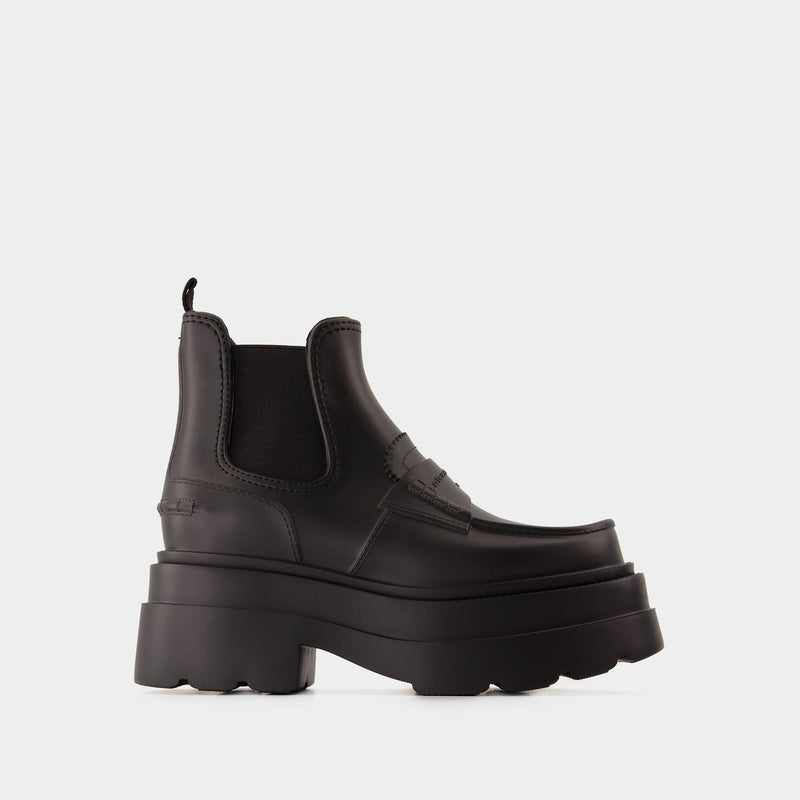 Bottines Carter Platform Rain - Alexander Wang - Gomme - Noir