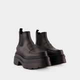 Bottines Carter Platform Rain - Alexander Wang - Gomme - Noir