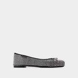 Ballerines Billie Flat - Alexander Wang - Cuir - Noir/Blanc