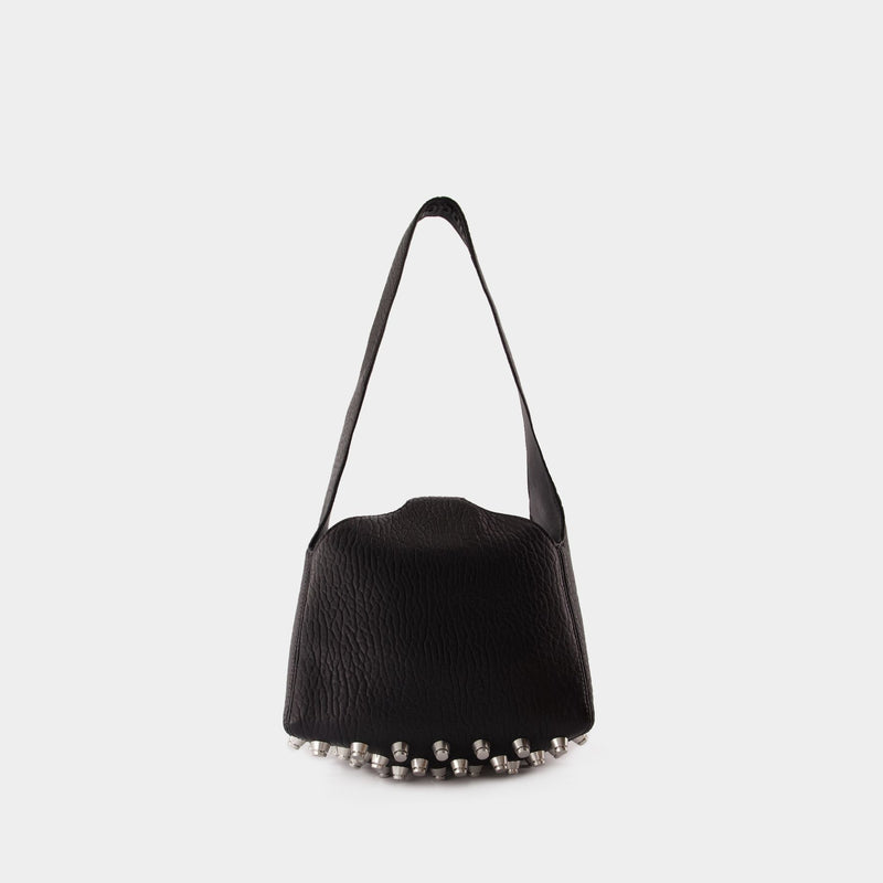 Sac Porté Épaule Rex Medium - Alexander Wang - Cuir - Noir