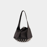 Sac Porté Épaule Rex Medium - Alexander Wang - Cuir - Noir