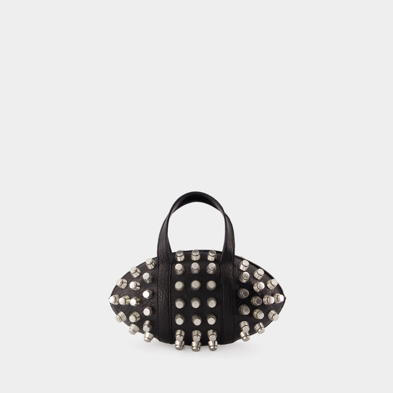 Sac À Main Kong Top Handle - Alexander Wang - Cuir - Noir