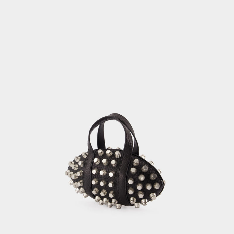 Sac À Main Kong Top Handle - Alexander Wang - Cuir - Noir