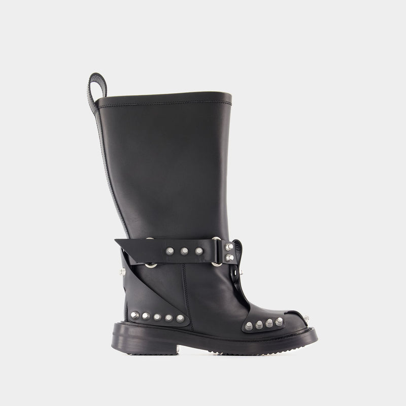 Bottes Dixon Buckle - Alexander Wang - Cuir - Noir