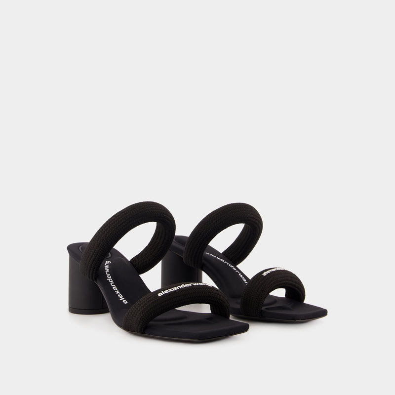 Sandales Jax Tubular - Alexander Wang - Nylon - Noir