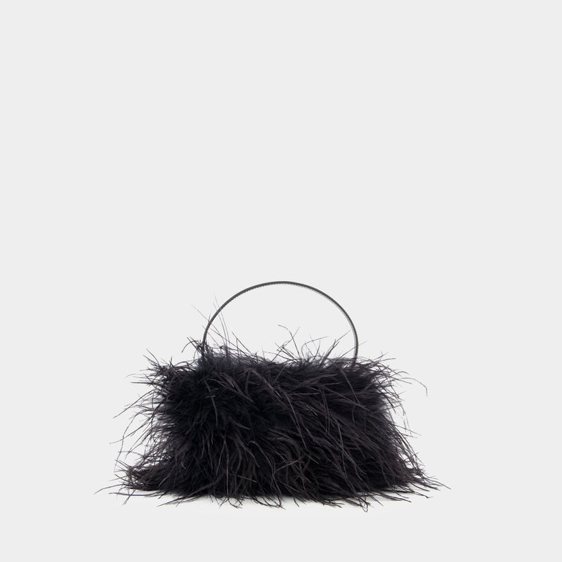 Sac À Main Heiress Medium - Alexander Wang - Plume - Noir