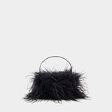 Sac À Main Heiress Medium - Alexander Wang - Plume - Noir