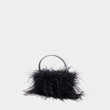 Sac À Main Heiress Medium - Alexander Wang - Plume - Noir