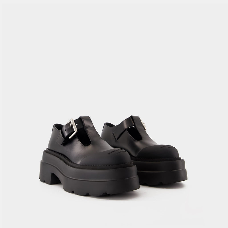 Mocassins Tova Mary Jane Platform - Alexander Wang - Cuir - Noir