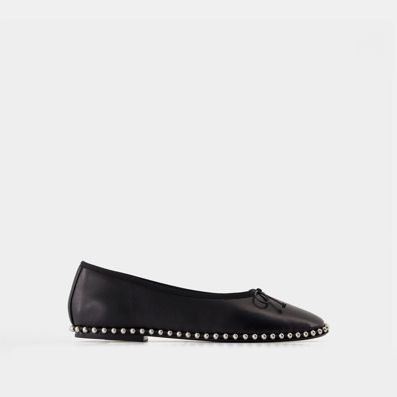 Ballerines Lina Ballchain - Alexander Wang - Cuir - Noir