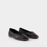 Ballerines Lina Ballchain - Alexander Wang - Cuir - Noir