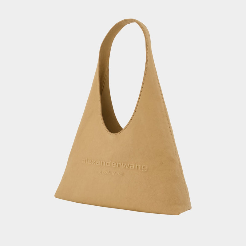 Sac Porté Épaule Pike Small Hobo - Alexander Wang - Cuir - Beige
